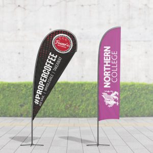 custom printed feather flags