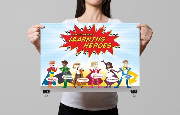 Portfolio King Fisher Heroes Poster