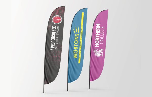 Feather Flag Mockup Various