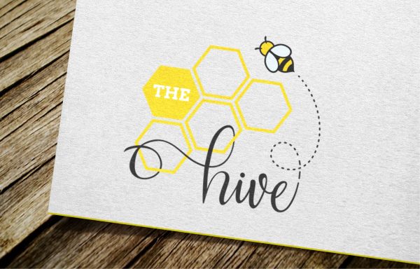 Logo Design Mockup The Hive