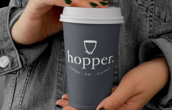 Promotional Materials Coffee Cup Mockup Hopper