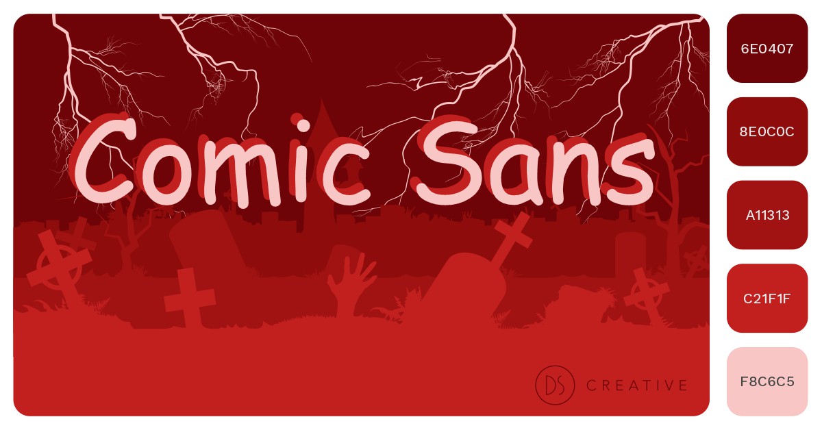 Comic Sans Font Example