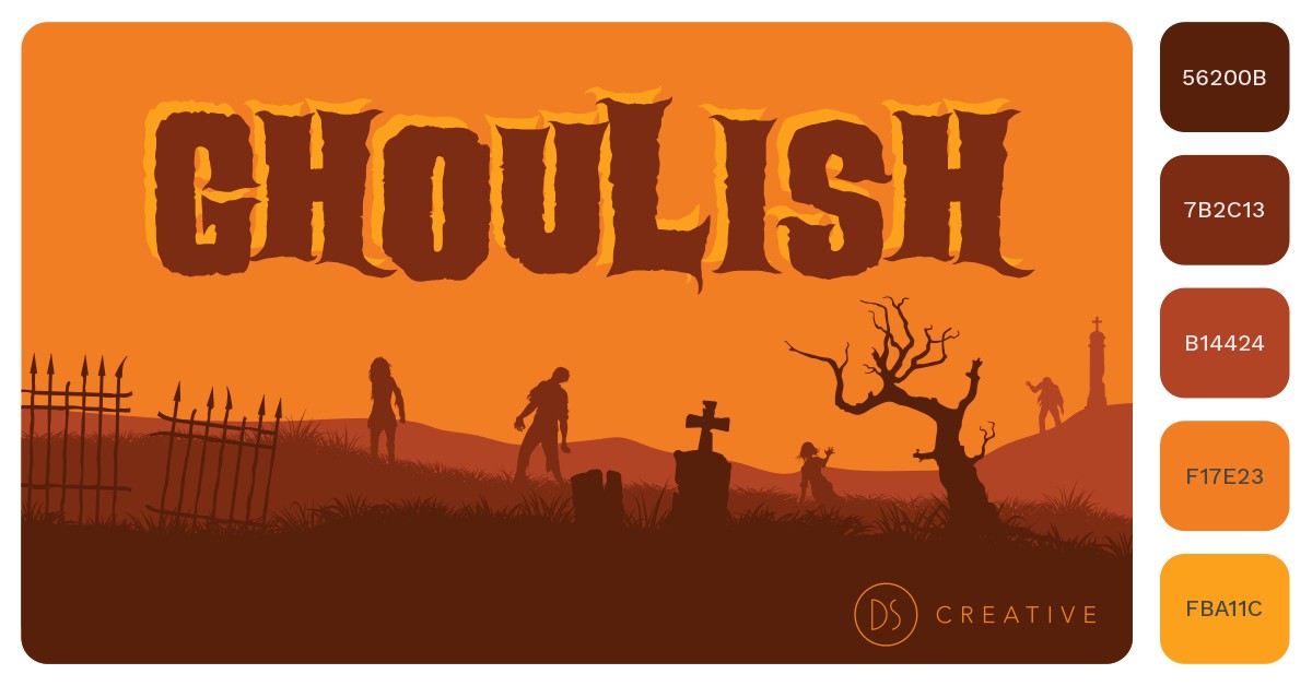 Ghoulish Font Example