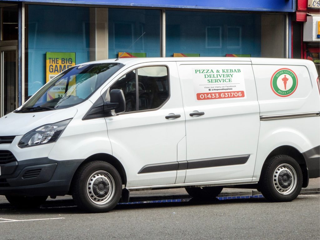 Magnetic Panel on Van