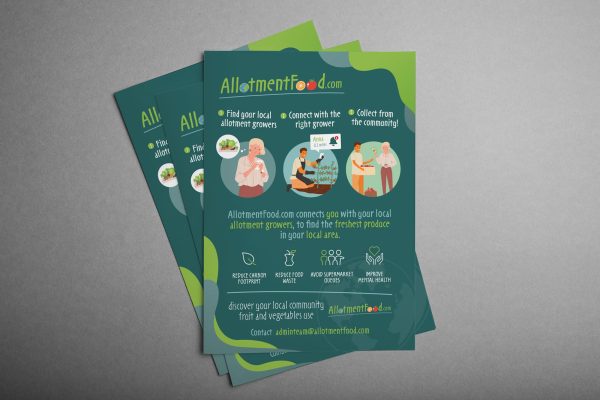 Resized allotmentfoodflyerMockups
